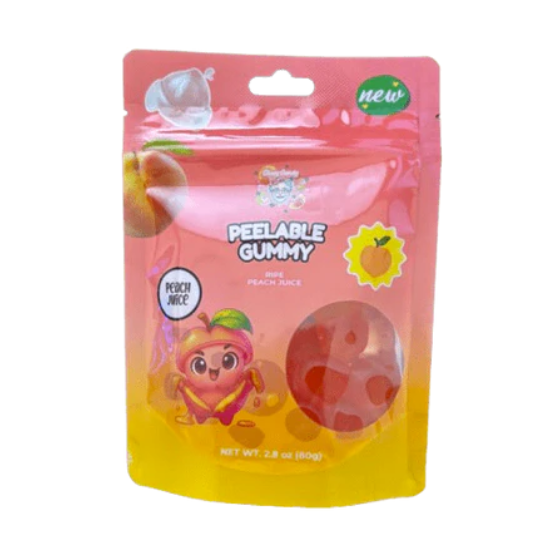 Chaos Candy - Peelable Gummy Peach 24 x 80g