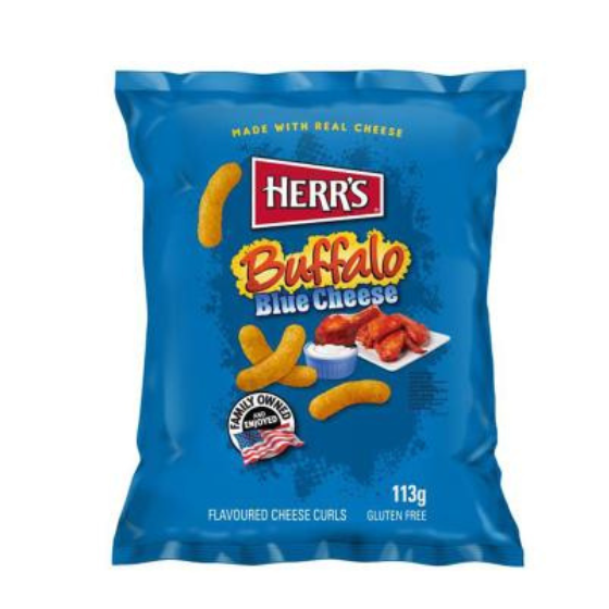 Herr's Buffalo Blue Cheese Curls EU 12 x 113G