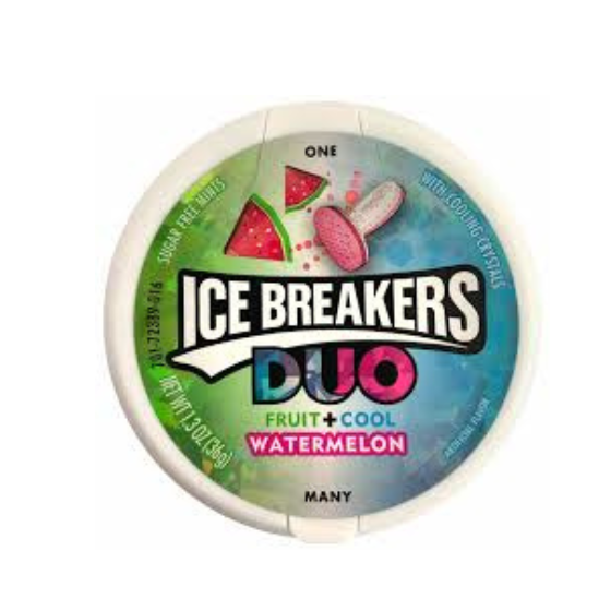 Ice Breakers Duo Fruit + Cool Watermelon  16 x 36g