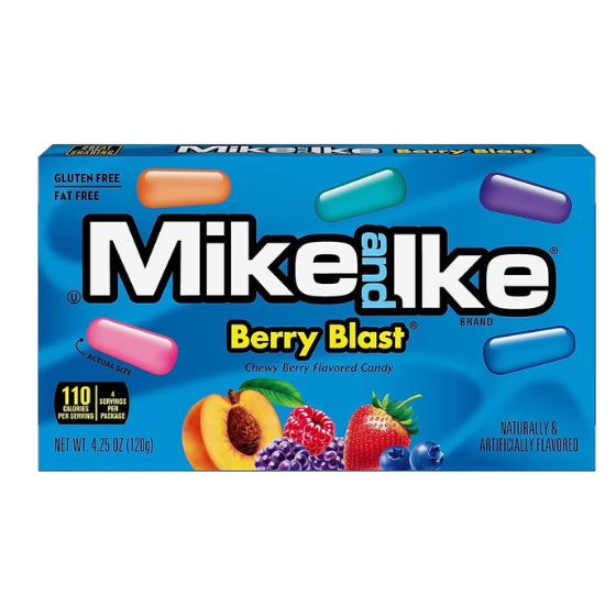 Mike & Ike - Berry Blast - Theater Box - 141g VE = 12 Stk