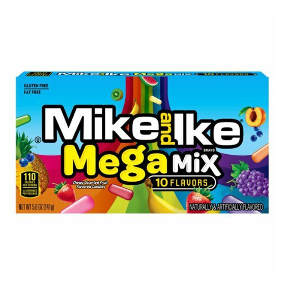 Mike & Ike - Mega Mix - Theater Box - 141g VE = 12 Stk