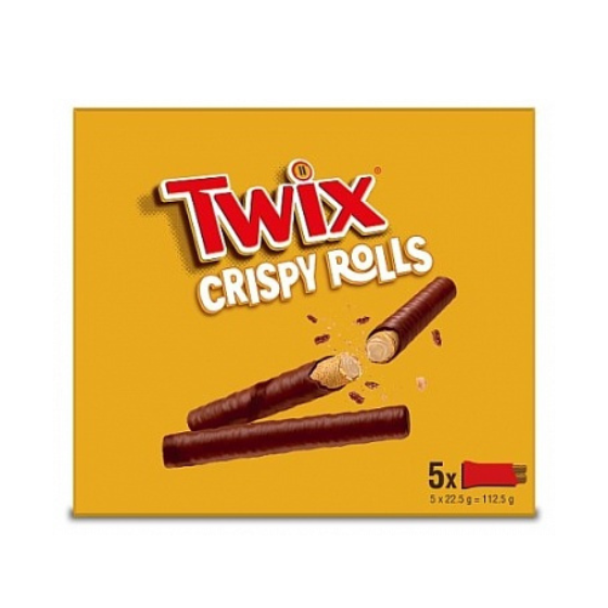 Twix Crispy Rolls 5 Pack (14 x 112g)