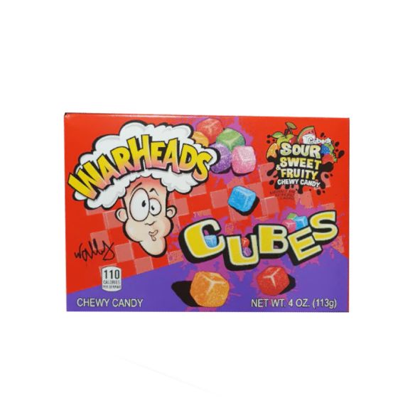 Warheads - Chewy Cubes - Theater Box - 113g VE = 12 Stk