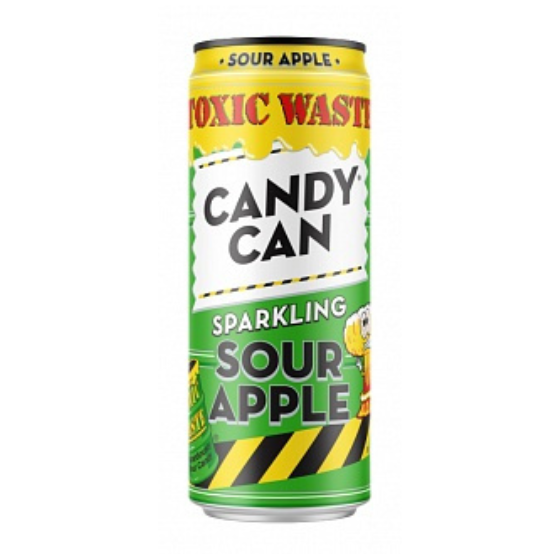 Candy Can Toxic Waste Sour Apple (12 x 330ml)