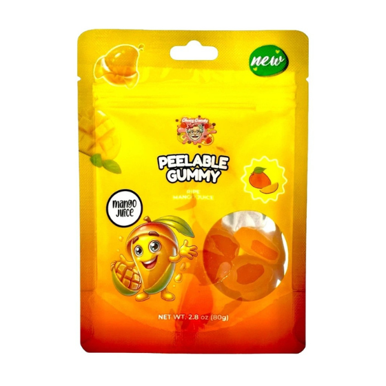 Chaos Candy - Peelable Gummy Mango 24 x 80g