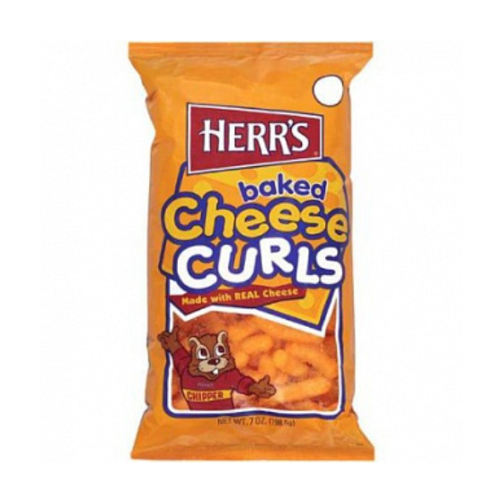 Herr's Baked Cheese Curls (12 x 199g)