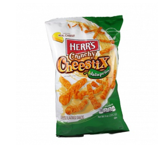 Herr's Crunchy Cheestix Jalapeño (8 x 227g)