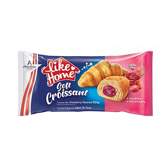 Like Home Soft Croissant Strawberry (20 x 55g)