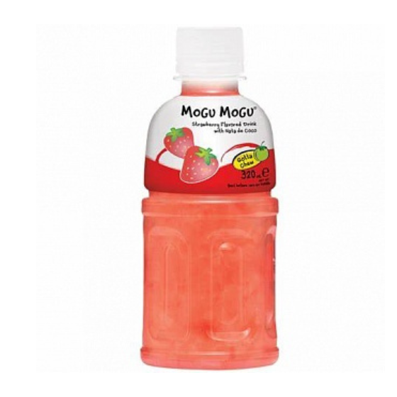 Mogu Mogu Nata De Coco Strawberry (24 x 320ml)