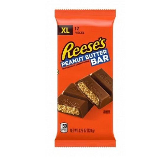 Reese's XL Milk Chocolate Peanut Butter Bar (12 x 120g)