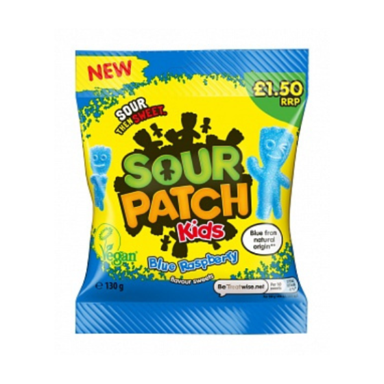 Sour Patch Kids Blue Raspberry (10 x 130g)