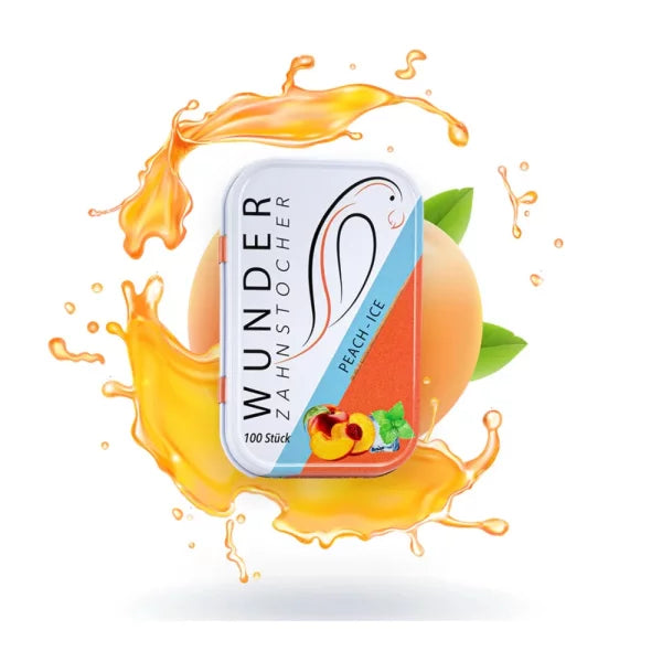 Wunder Zahnstocher - Peach Ice - Box - VE = 10