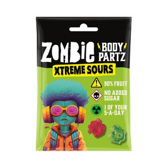 Zombie Body Partz Xtreme Sours (12 x 35g)